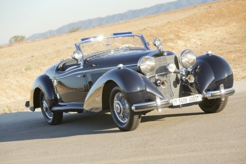 Bei RM Sotheby's versteigert: Mercedes-Benz 540 K Special Roadster (1939) für 6,6 Millionen US-Dollar (5,616 Mio. Euro).  Foto: Auto-Medienportal.Net/Sotheby's/Pawel Liwinski