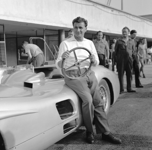 Hans Herrmann beim Grand Prix von Frankreich in Reims (1954).  Foto: Auto-Medienportal.Net/Daimler