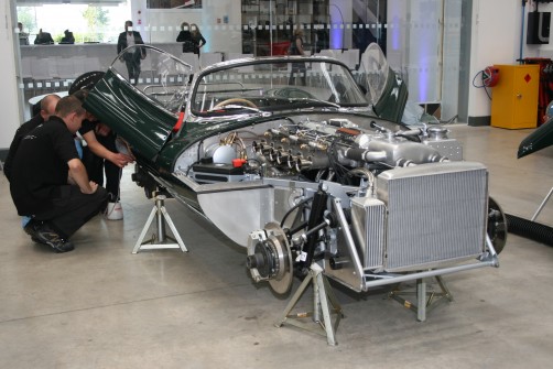 Jaguar Land Rover Classic Works: Neuanfertigung eines Jaguar XKSS.  Foto: Auto-Medienportal.Net