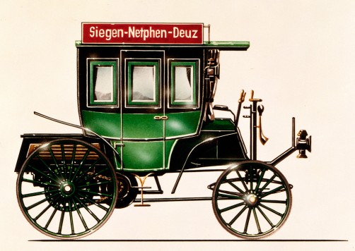 Benz Motoromnibus (1895).  Foto: Auto-Medienportal.Net/Daimler