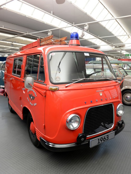 70 Jahre Bulli-Republik: Ford Taunus Transit FK 1250 Feuerwehr (1963).  Foto: Auto-Medienportal.Net/Hay