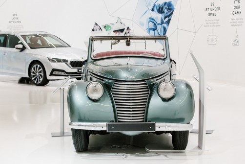 125 Jahre Skoda in der Autostadt: Sonderausstellung im Marken-Pavillon der tschechischen Automobilmarke.  Foto: Auto-Medienportal.Net/Autostadt