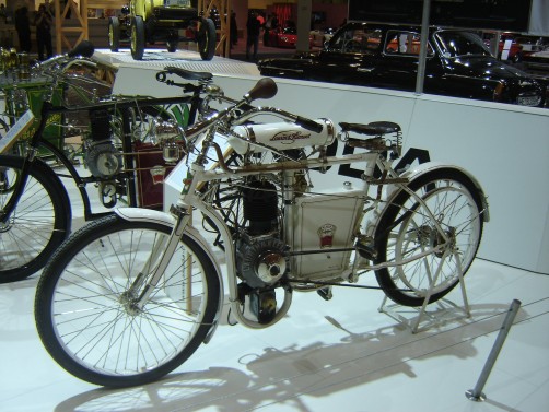  Laurin & Klement Motorcykleta CCR (1905).  Laurin & Klement Motorcykleta CCR (1905). Foto: Skoda