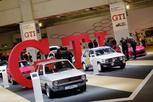 Techno Classica 2016: Volkswagen feiert 40 Jahre GTI. Foto: Autostadt