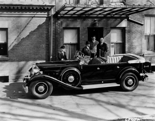 Franklin D. Roosevelt fuhr einen Packard Phaeton von 1932.  Foto: New York State Museum 
