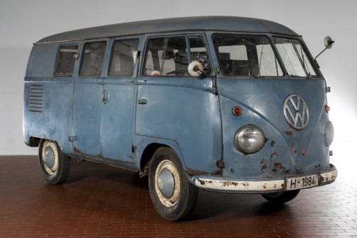Nach 54 Jahren entdeckt: der erste VW T1 Radarmesswagen, der zu Schulungszwecken der Polizei in Niedersachsen im Einsatz war.  Foto: Auto-Medienportal.Net/Volkswagen
