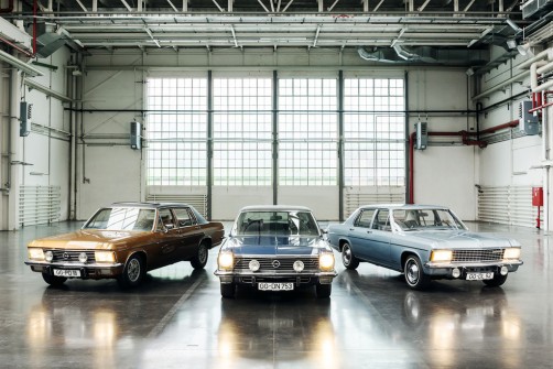 Von links: Opel Kapitän (1969), Opel Admiral (1972) und Opel-Diplomat (1969).  Foto: Auto-Medienportal.Net/Opel