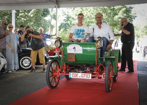 19. Klassikertreffen an den Opelvillen: Opel Patentmotorwagen „System Lutzmann“ von 1899.  Foto: Auto-Medienportal.Net/Opel