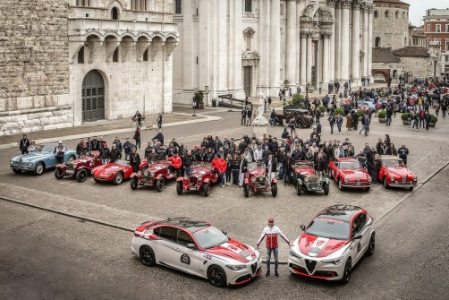 Alfa Romeo bei der Mille Miglia 2019.  Foto: Auto-Medienportal.Net/Alfa Romeo