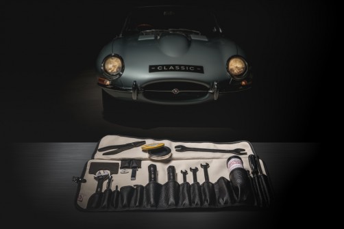 Jaguar Classic hat den originalen Werkzeugsatz des legendären E-Type neu aufgelegt.  Foto: Auto-Medienportal.Net/Jaguar