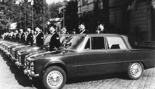 Alfa Romeo Giulia der Carabinieri in den 1960er- und 1970er-Jahren.  Foto: Auto-Medienportal.Net/FCA