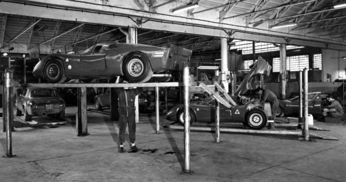 Der Alfa Romeo Tipo 33 wurde bei Autodelta montiert (1968).  Foto: Auto-Medienportal.Net/FCA