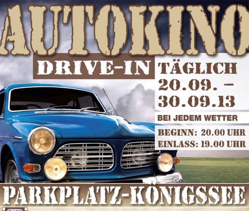 Plakat Autokino Königsee