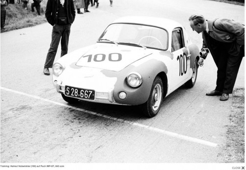 Puch IMP 700 GT aus dem Jahr 1958, Erstbesitzer Puch- und Abarth-Werksfahrer Johannes Ortner