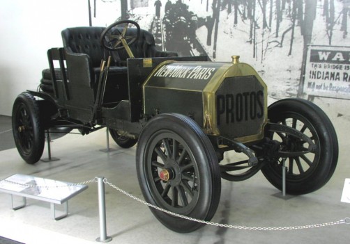Dieser MHV Protos belegte 1908 den zweiten Platz beim Rennen rund um die Welt.  Foto: Auto-Medienportal.Net/Deutsches Museum