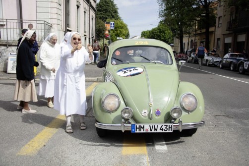 Käfer mit Gottes Segen auf der Mille Miglia 2019.  Foto: Auto-Medienportal.Net/Volkswagen