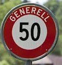 Generell 50 km/h