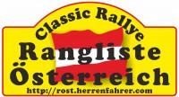 CRRÖ - Stand in der Classic Rallye Rangliste Österreich per Mitte Mai