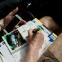 	  20. Silvretta Classic: Navigator bei der Arbeit.  Foto: Auto-Medienportal.Net/Volkswagen